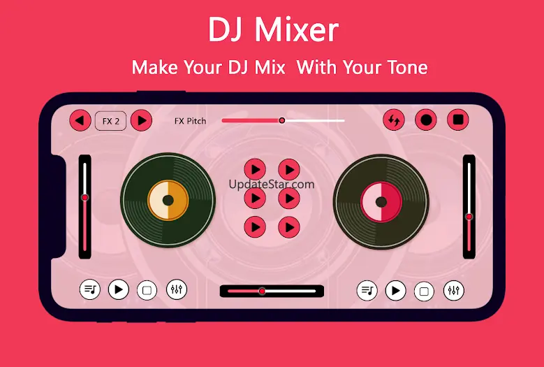 DJ  Mixer - Virtual MP3 DJ Mix 1.8