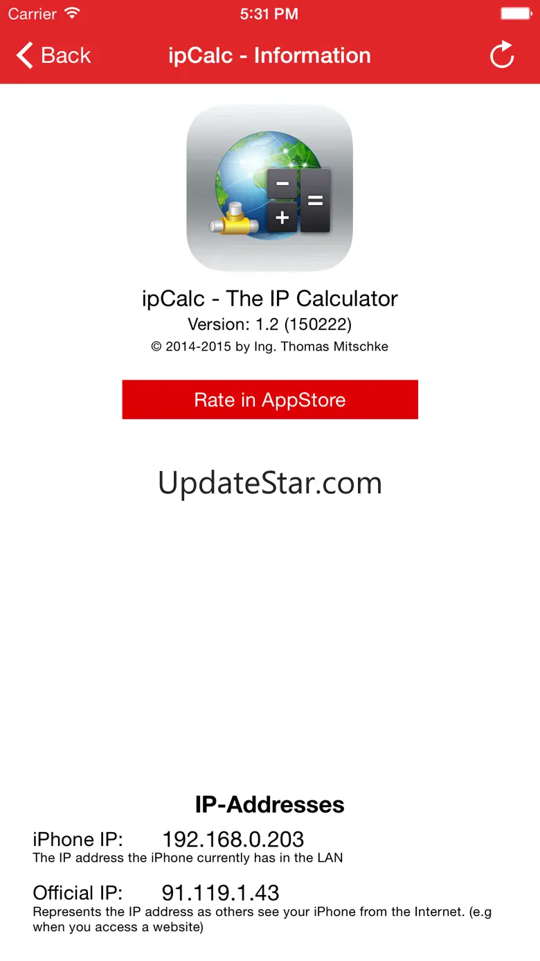 ipCalc - The IP Calculator 1.3.3