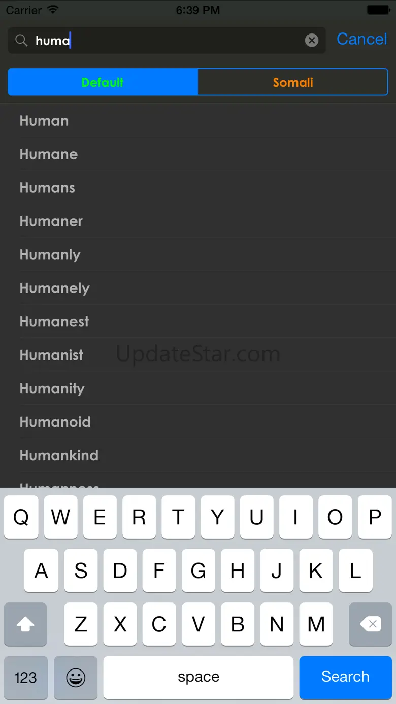 Somali Dictionary 2.5