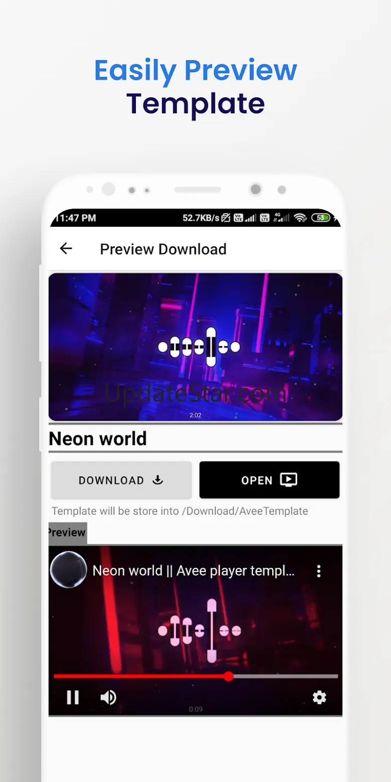 Avee template for avee player 2.9