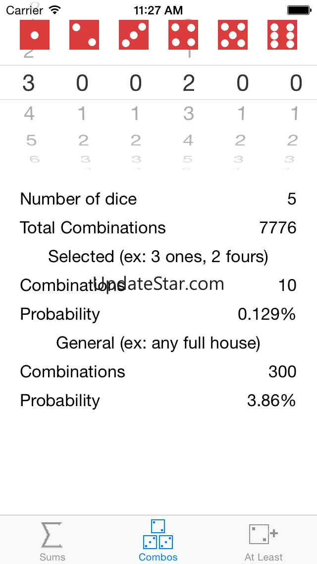 Dice Probability 1.0
