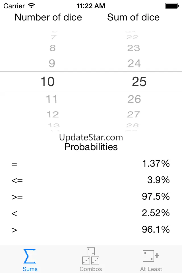 Dice Probability 1.0