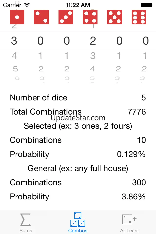 Dice Probability 1.0