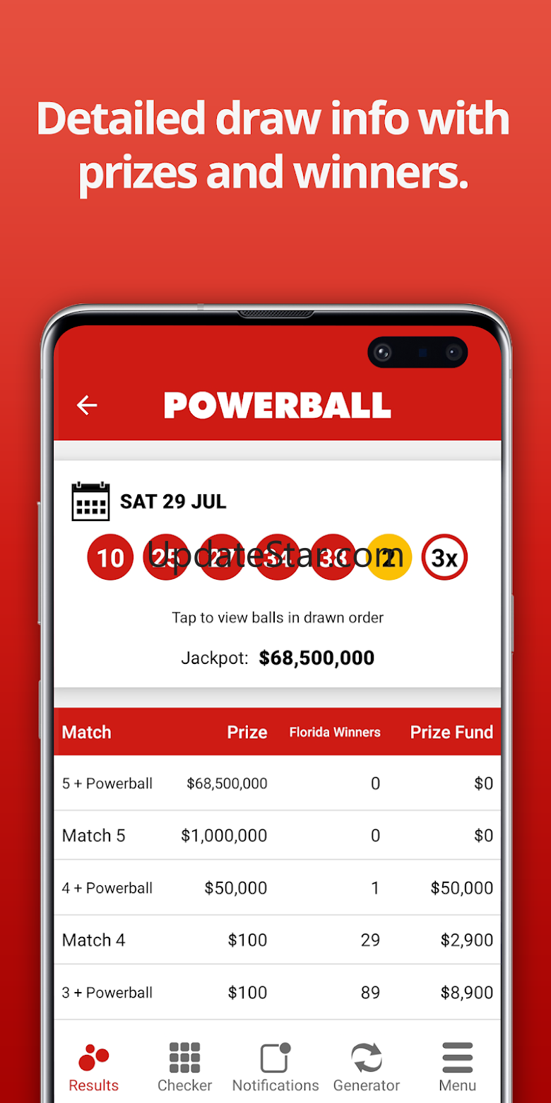 Powerball Numbers Powerball 1.2 (21)