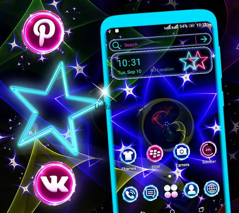 Neon Colorful Star Theme 2.7