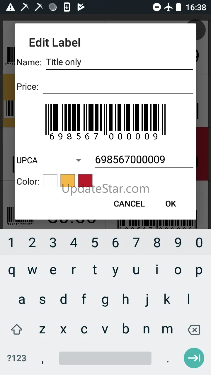 Barcode Generator - labels PDF 1.2