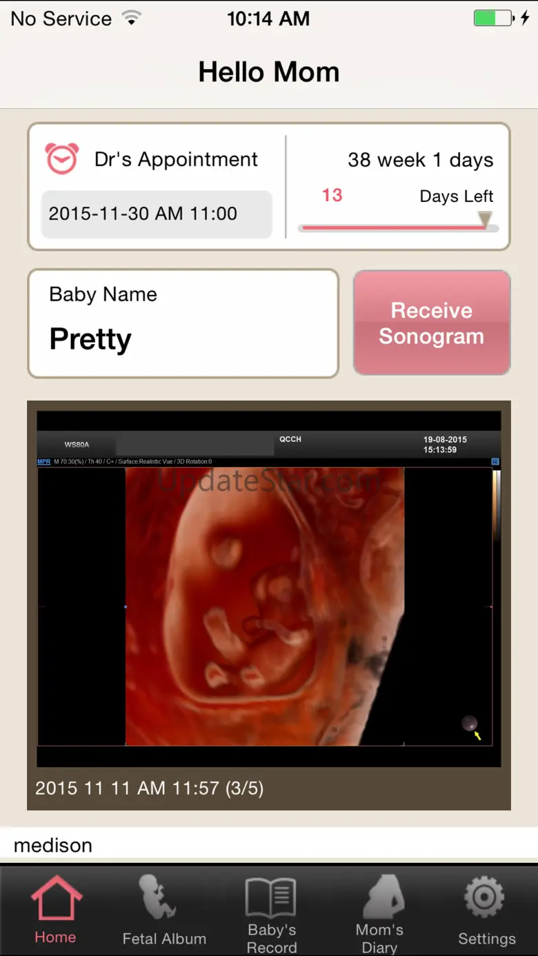 Hello Mom for Samsung Medison 1.0