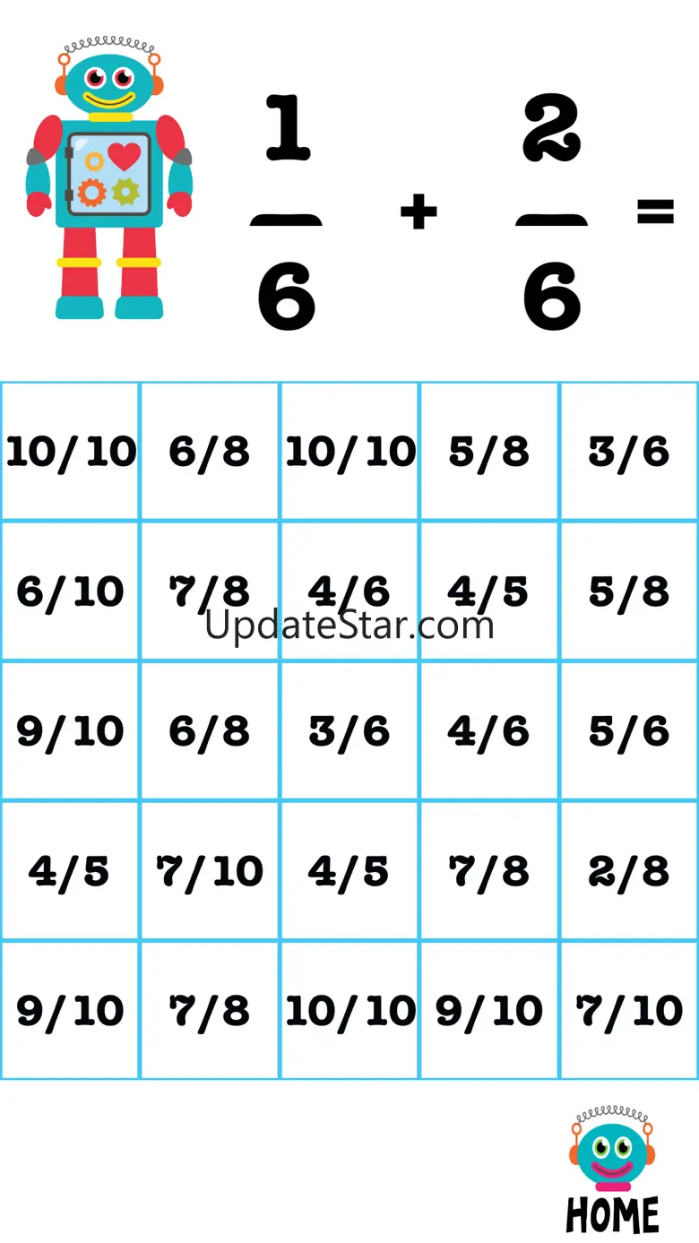 Booop Bop: Bingo Fractions 1.0.1