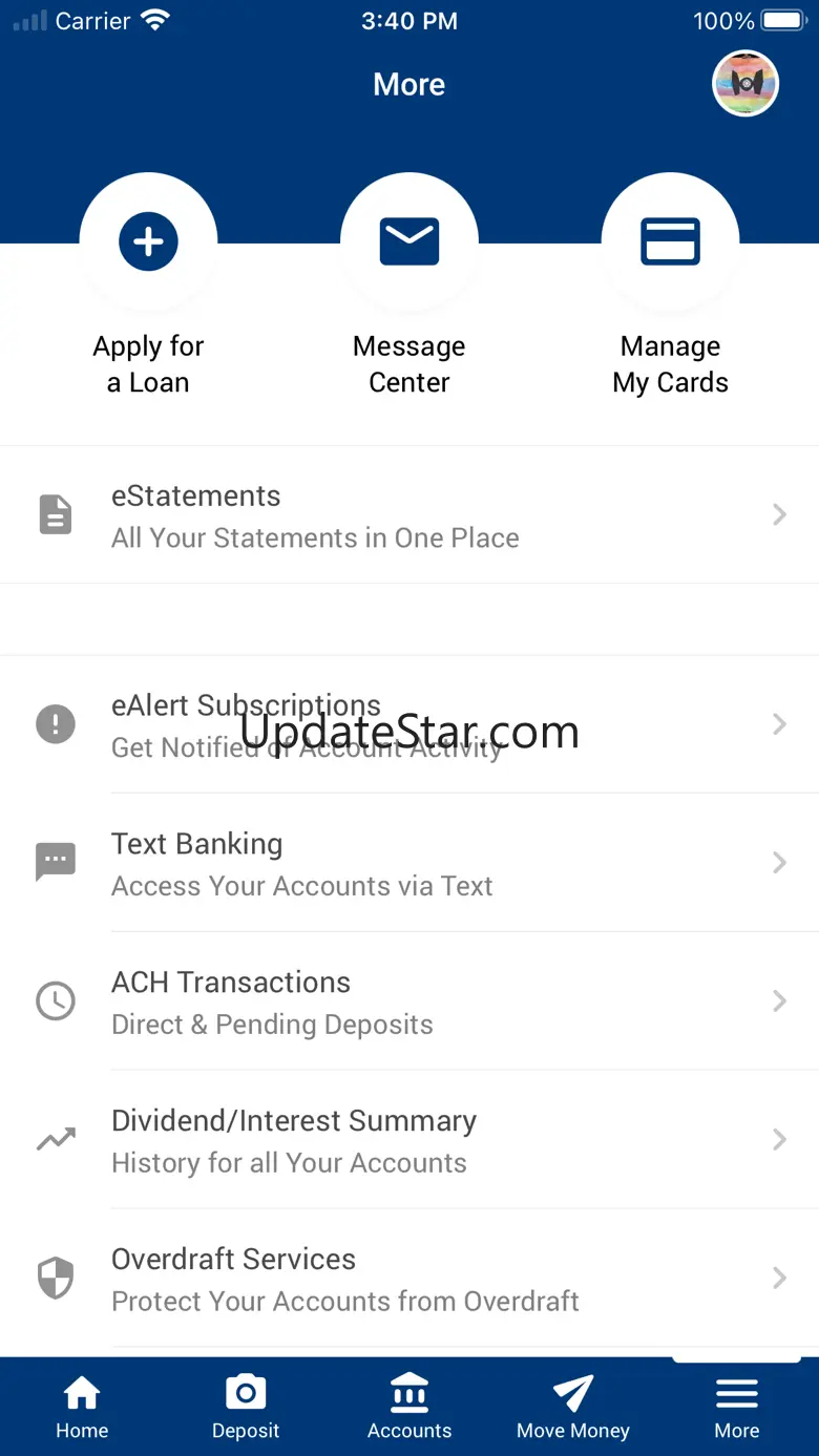 CommStar Credit Union 6.0.12