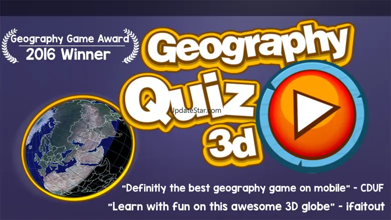 GEO GLOBE QUIZ 3D - Free World City Geography Quizz App 1.5