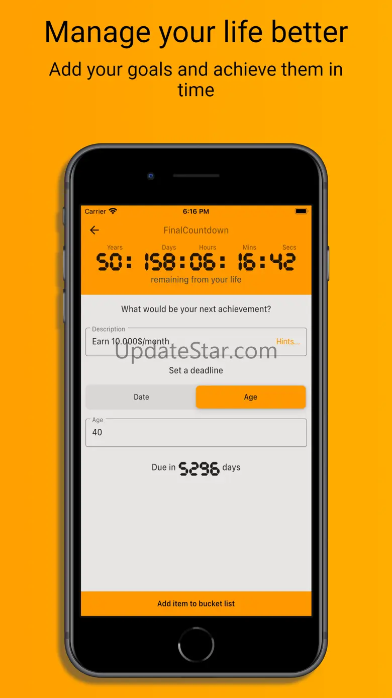 FinalCountdown Bucket List App 2.3.2