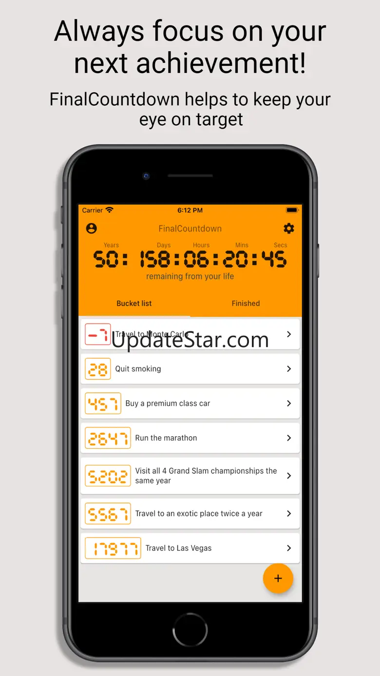 FinalCountdown Bucket List App 2.3.2