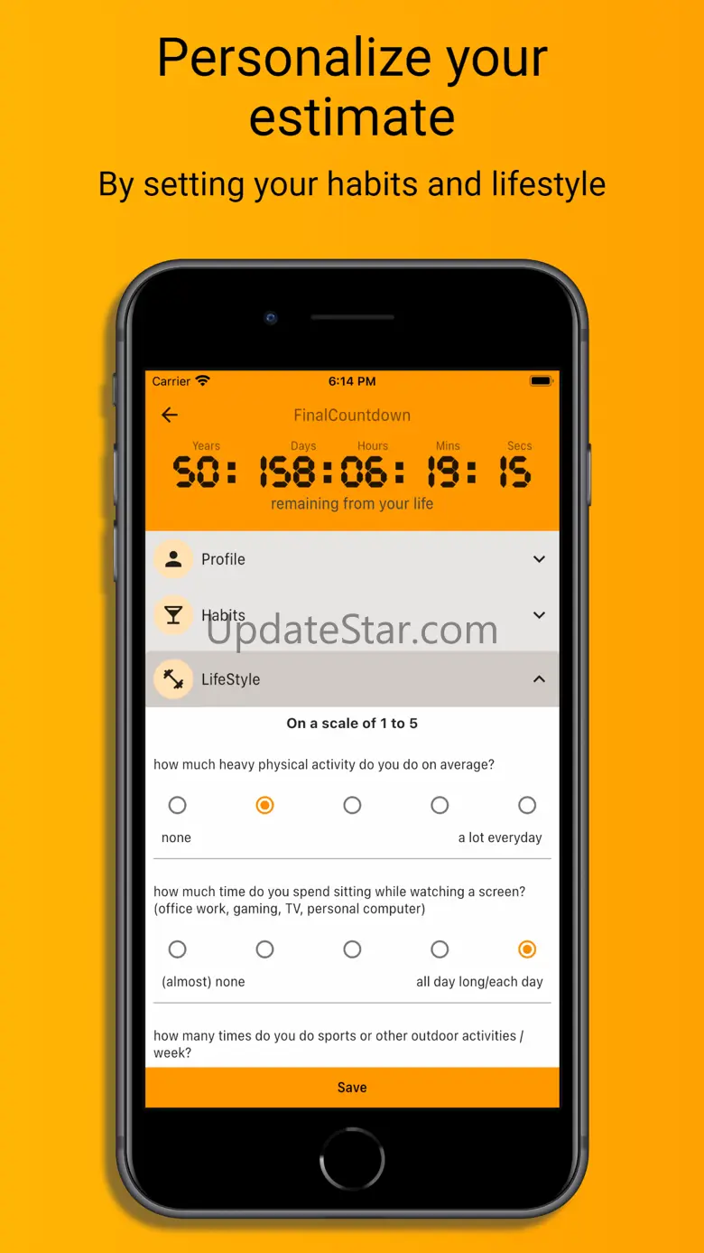 FinalCountdown Bucket List App 2.3.2