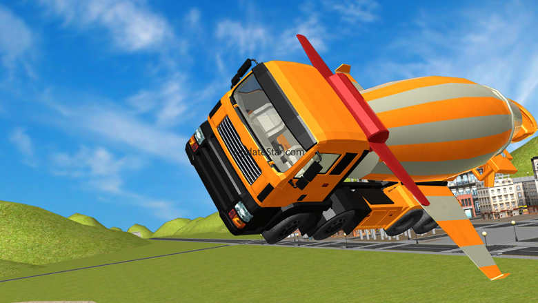 Flying Construction Truck Flying Simulator 1.0