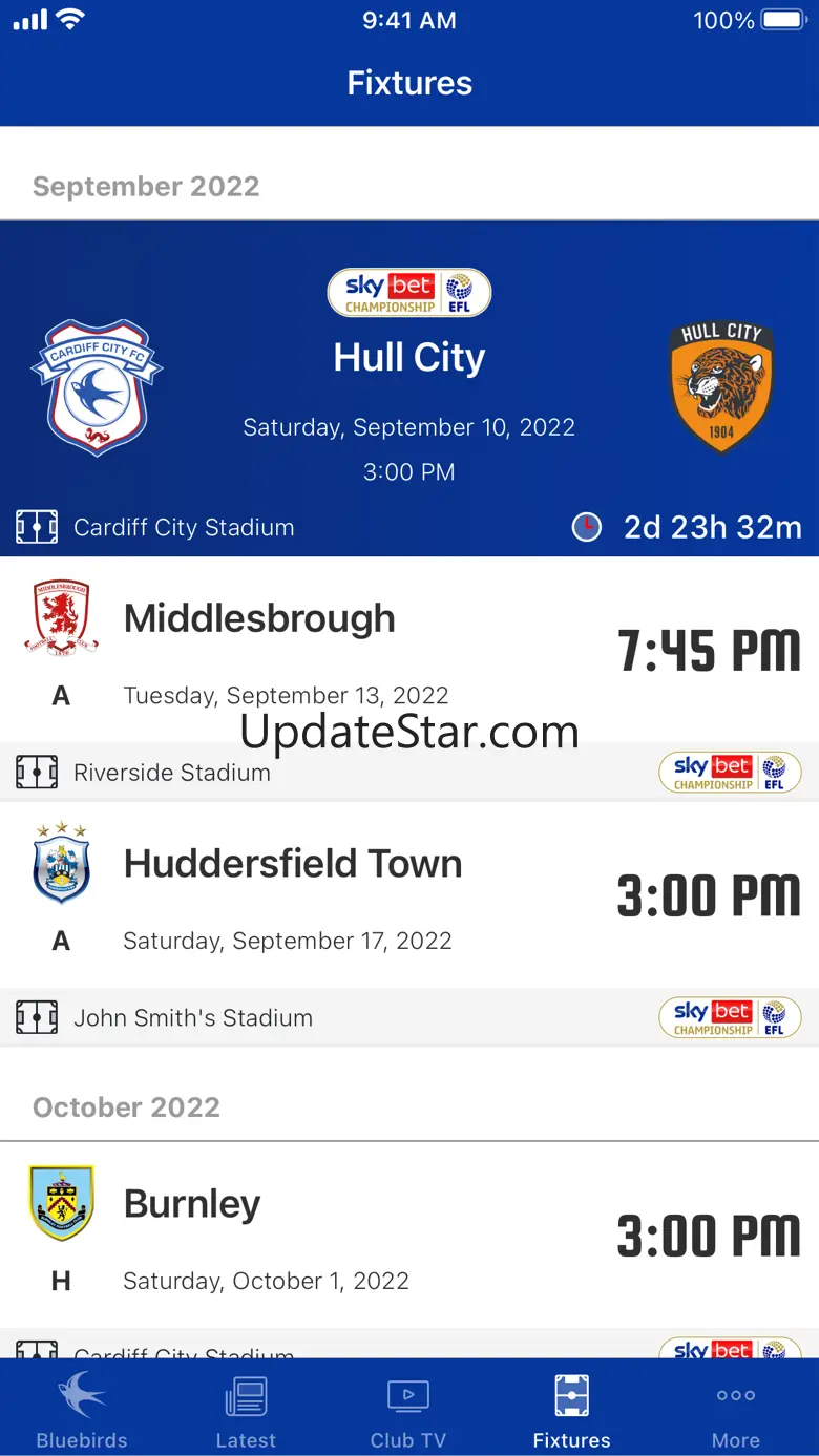 Cardiff City FC 3.6.10