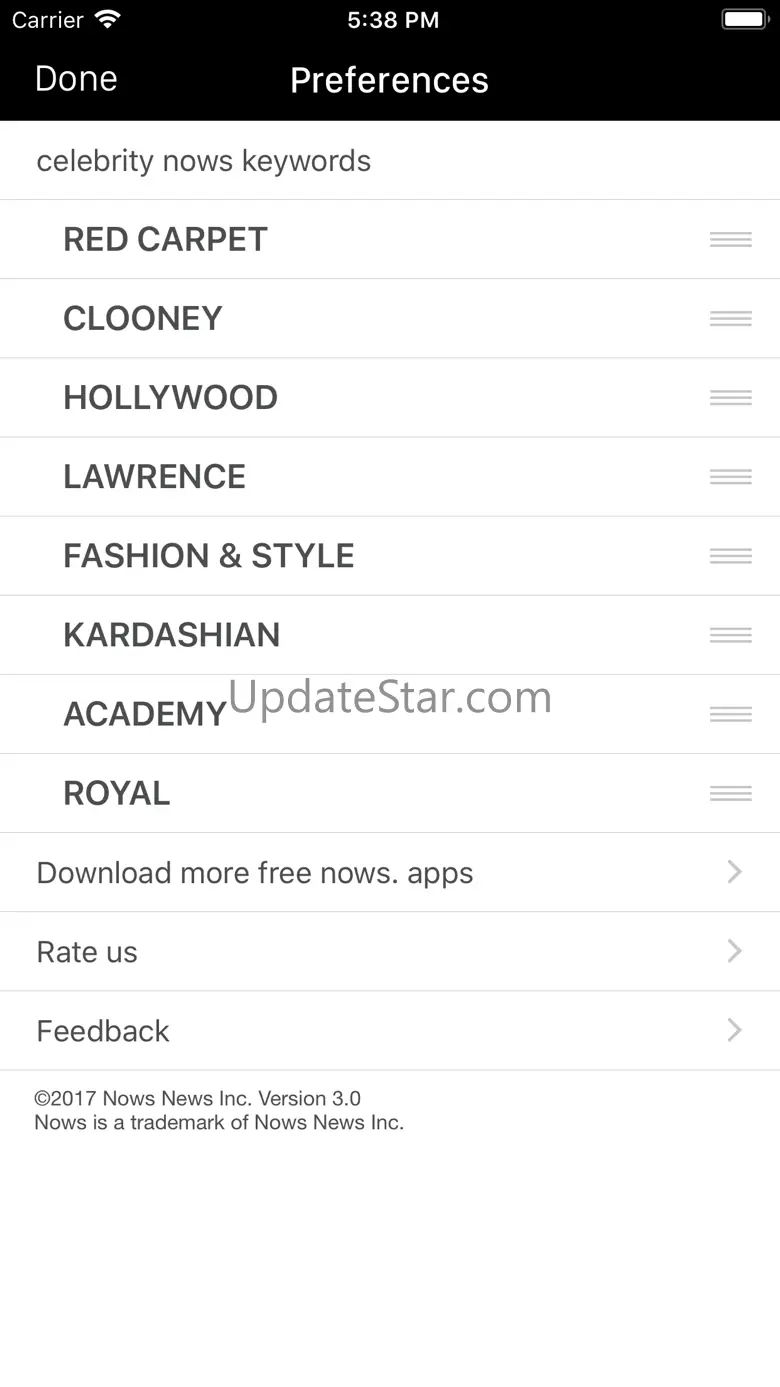 celebrity nows. 3.0