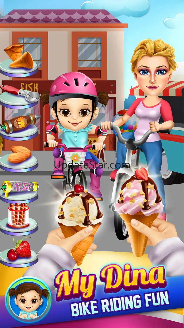 My Dina Kids Dress-Up Salon Food Games Free! 1.0