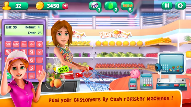 Thanksgiving Supermarket Store - Time Managament 1.0