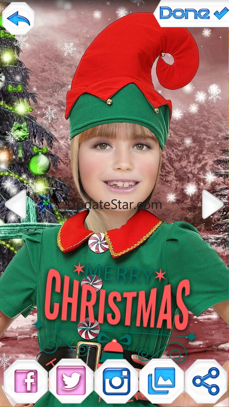 Elf Photo Booth – Christmas Camera Pic Stickers 1.0