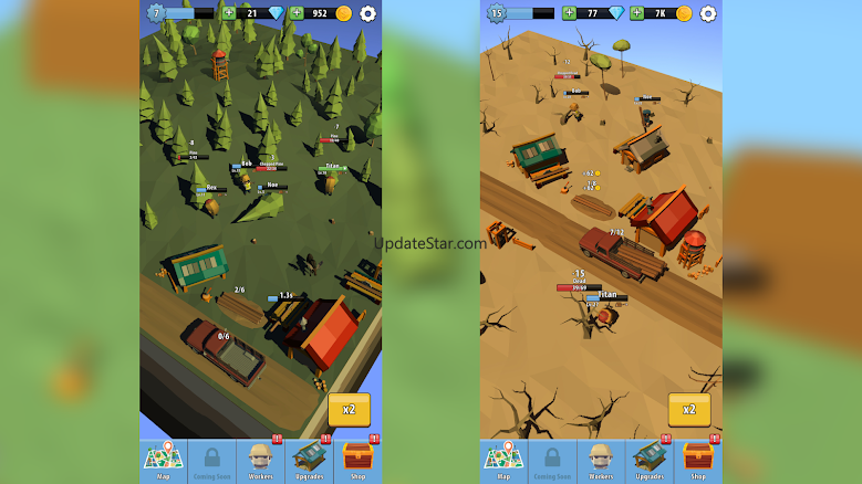 Wood Inc. - 3D Idle Lumberjack 1.2.0