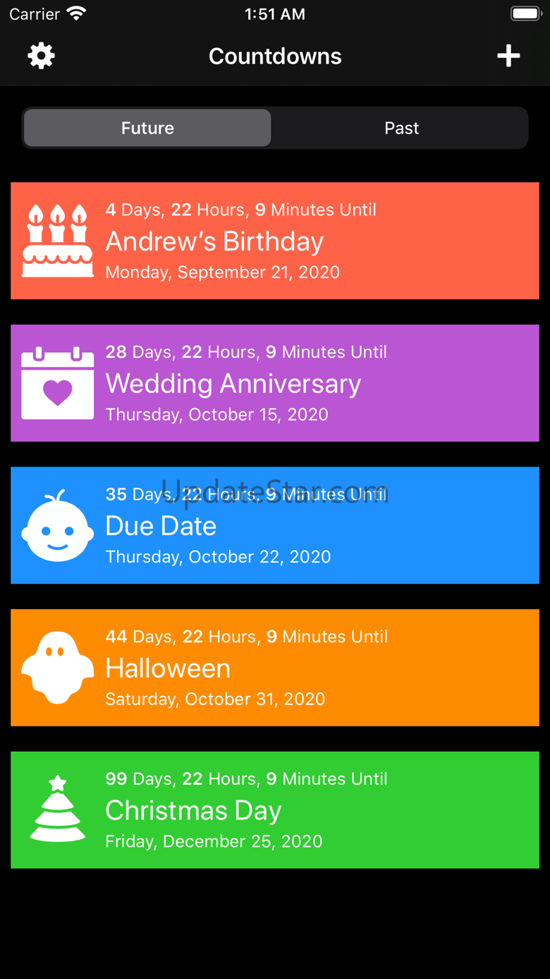 Countdown to Events 2.2.1