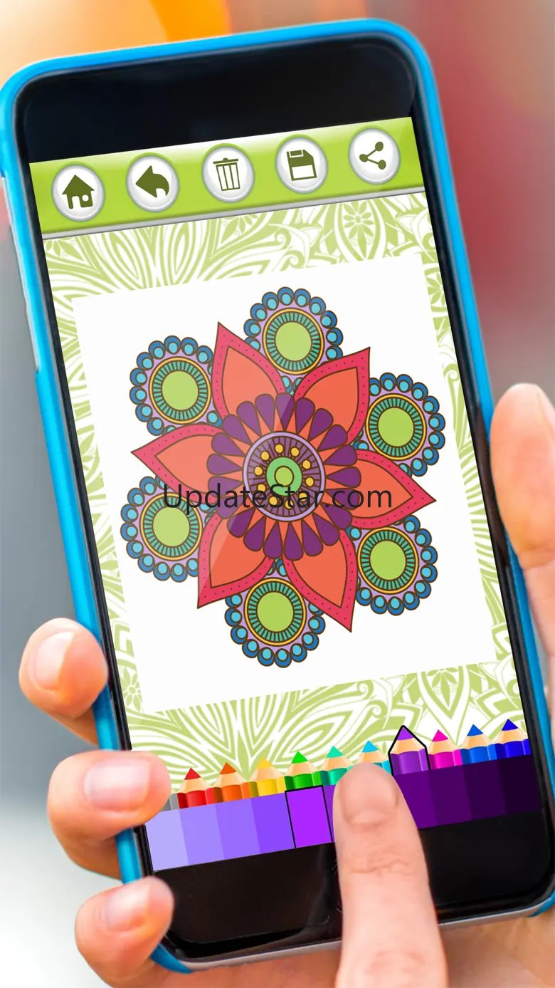 Adults Coloring Book Color Pigment Therapy Pages 1.0