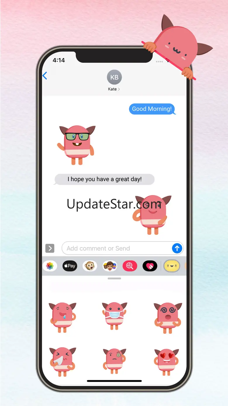 Cute Kawaii Stickers iMessage 4.0