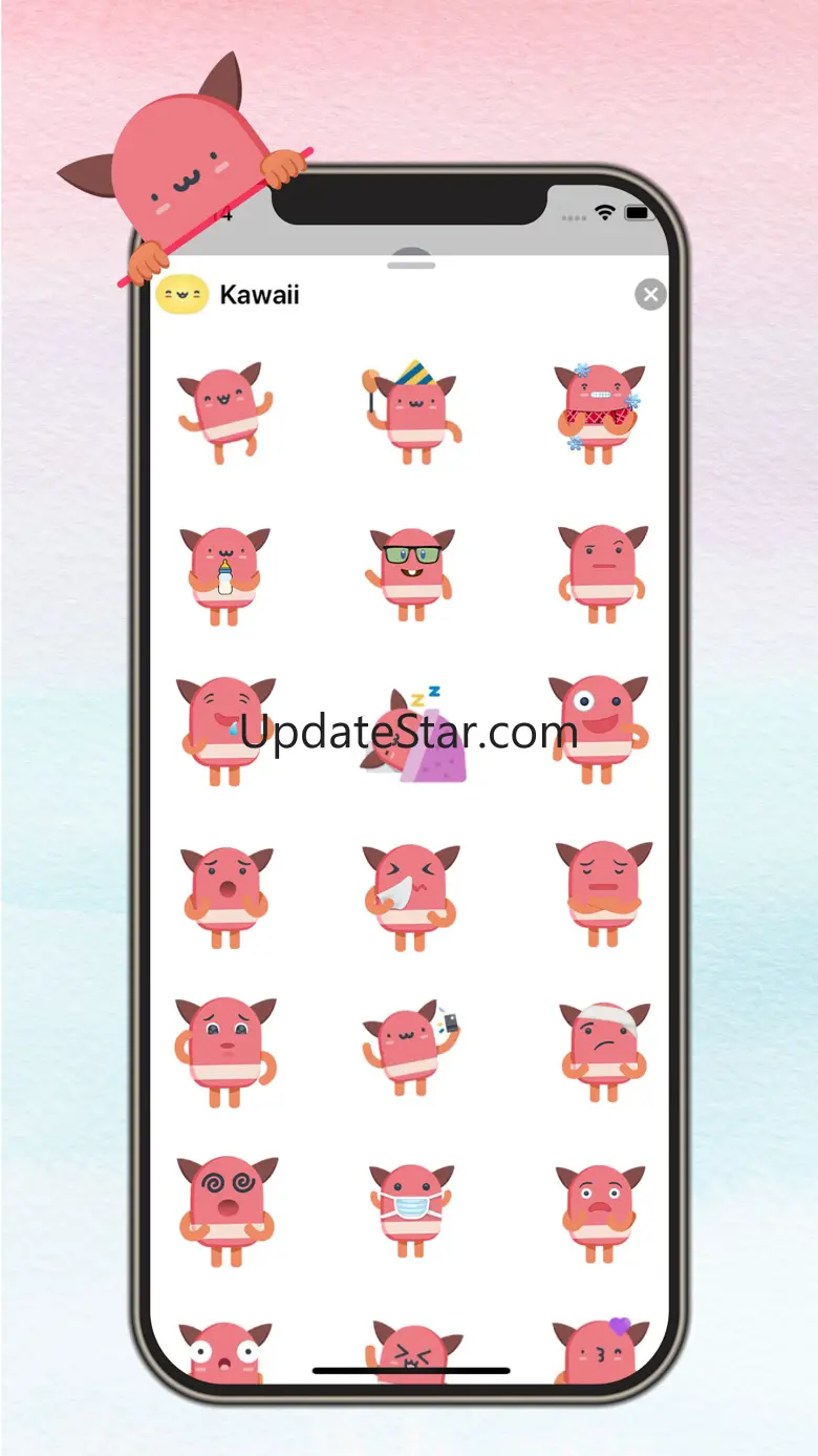 Cute Kawaii Stickers iMessage 4.0