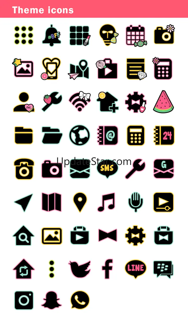 Cute Expressions Theme +HOME 1.0.12