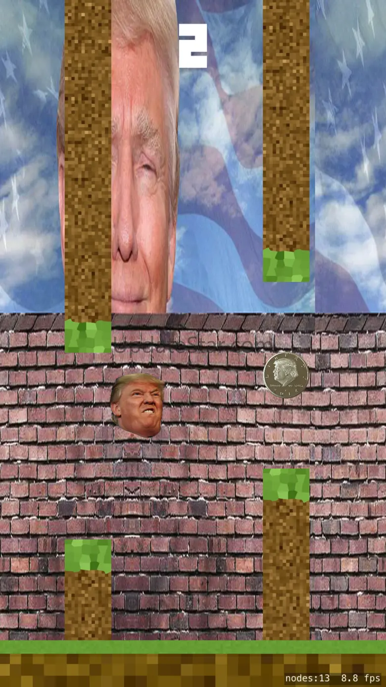Flappy Trump - a flying Trump Game 1.0