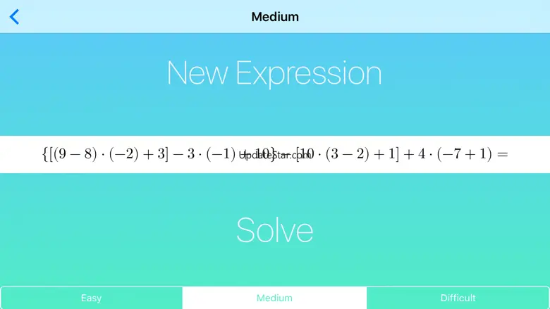Mathematical Expressions - Generator and Solver 1.2