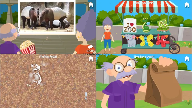 At the Zoo: Grandma & Grandpa 1.3