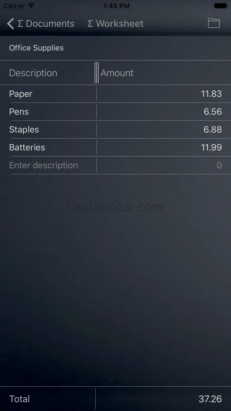 Sum Calculator & Spreadsheet 1.40