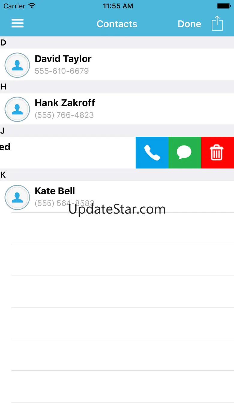 Contacts Backup and Transfer - Sync, Copy and Export Address Book in vcf to Dropbox 1.0