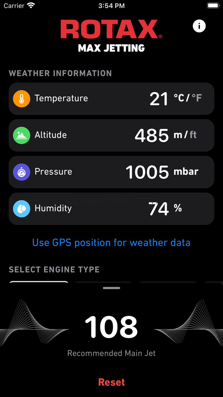 Rotax MAX Jetting 2.0.6