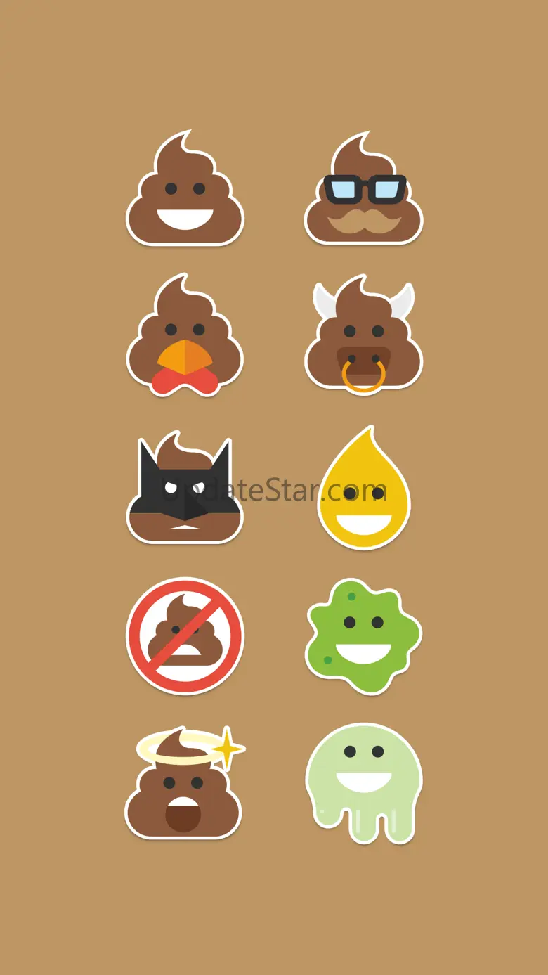 Happy Poop Stickers! 1.0