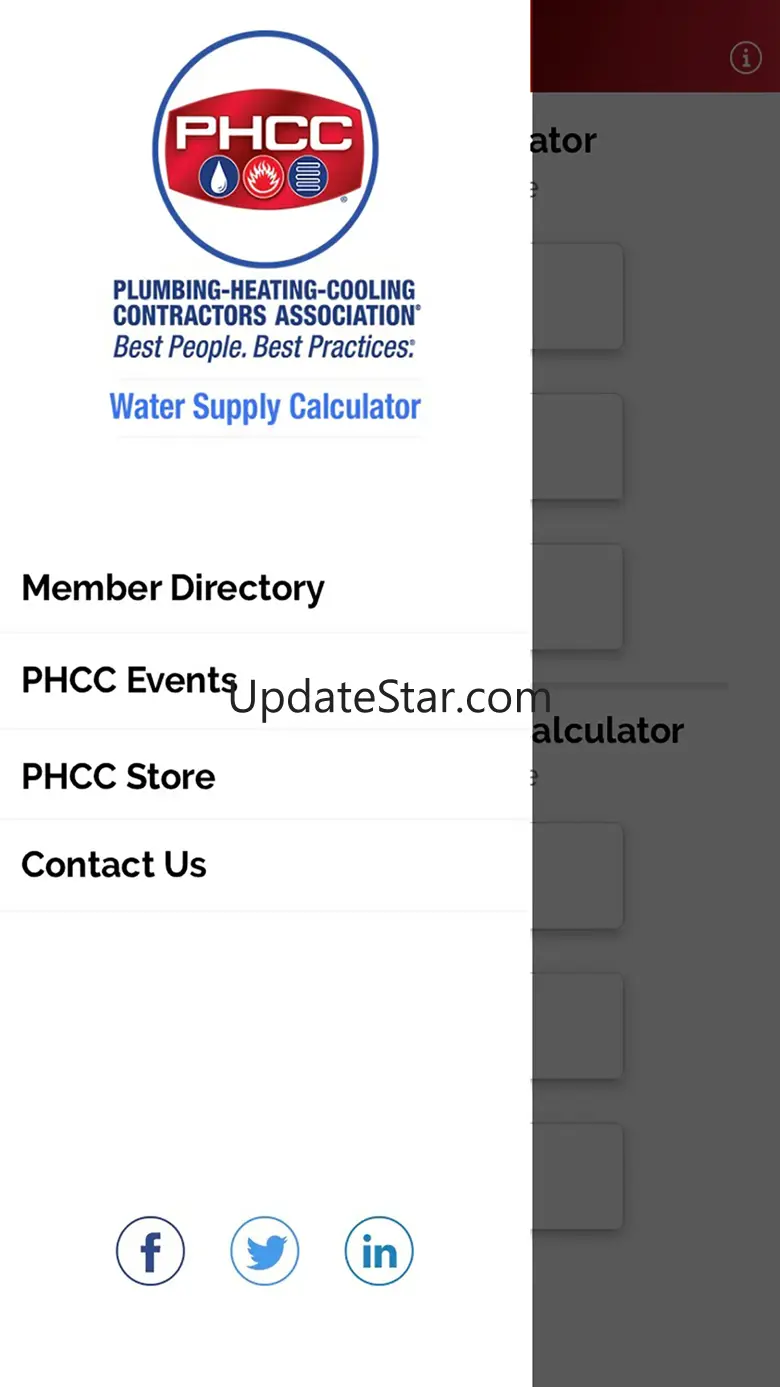 PHCC Water Supply Calculator 4.4
