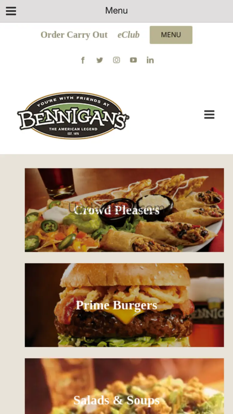 Bennigans 1.5.0
