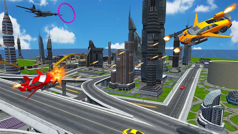 Futuristic Flying Car 2018 1.1