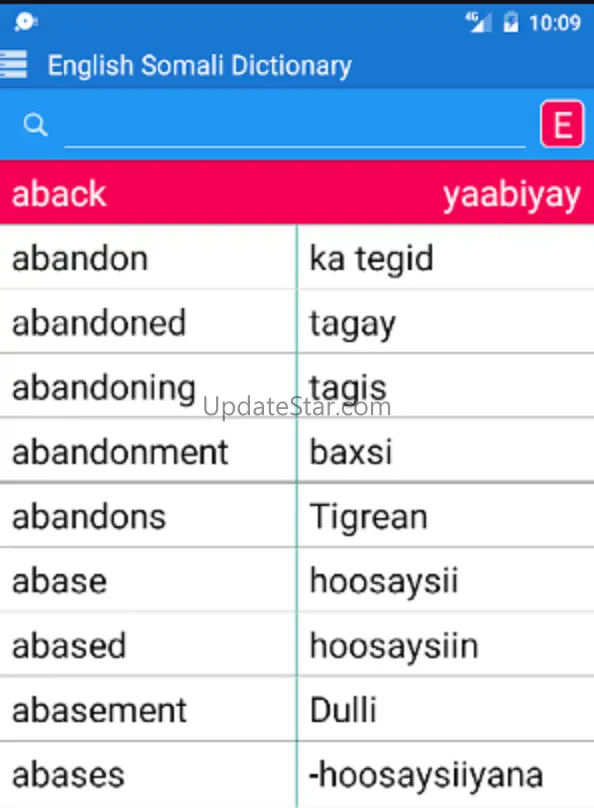 English Somali Dictionary omi