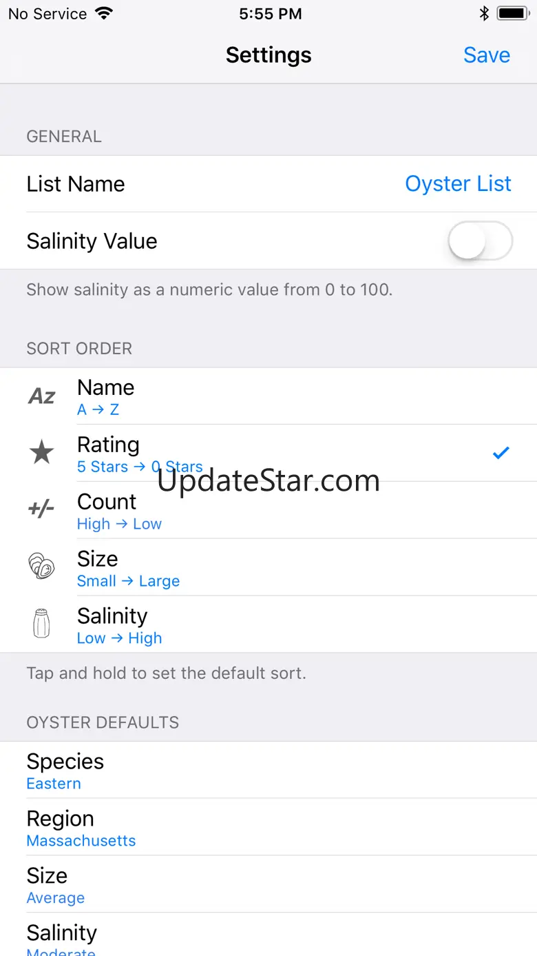 Track My Oysters 1.0