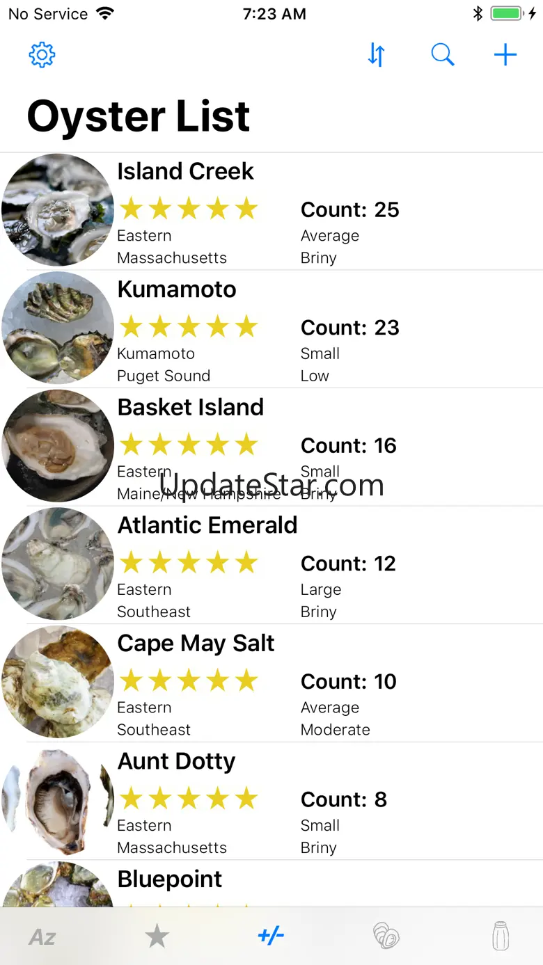 Track My Oysters 1.0