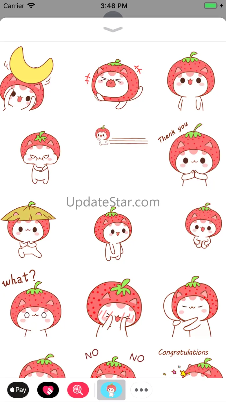 Strawberry Cat Animated 1.0