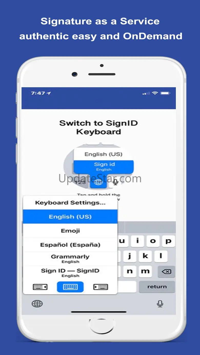 SignID Signature Keyboard 2.7