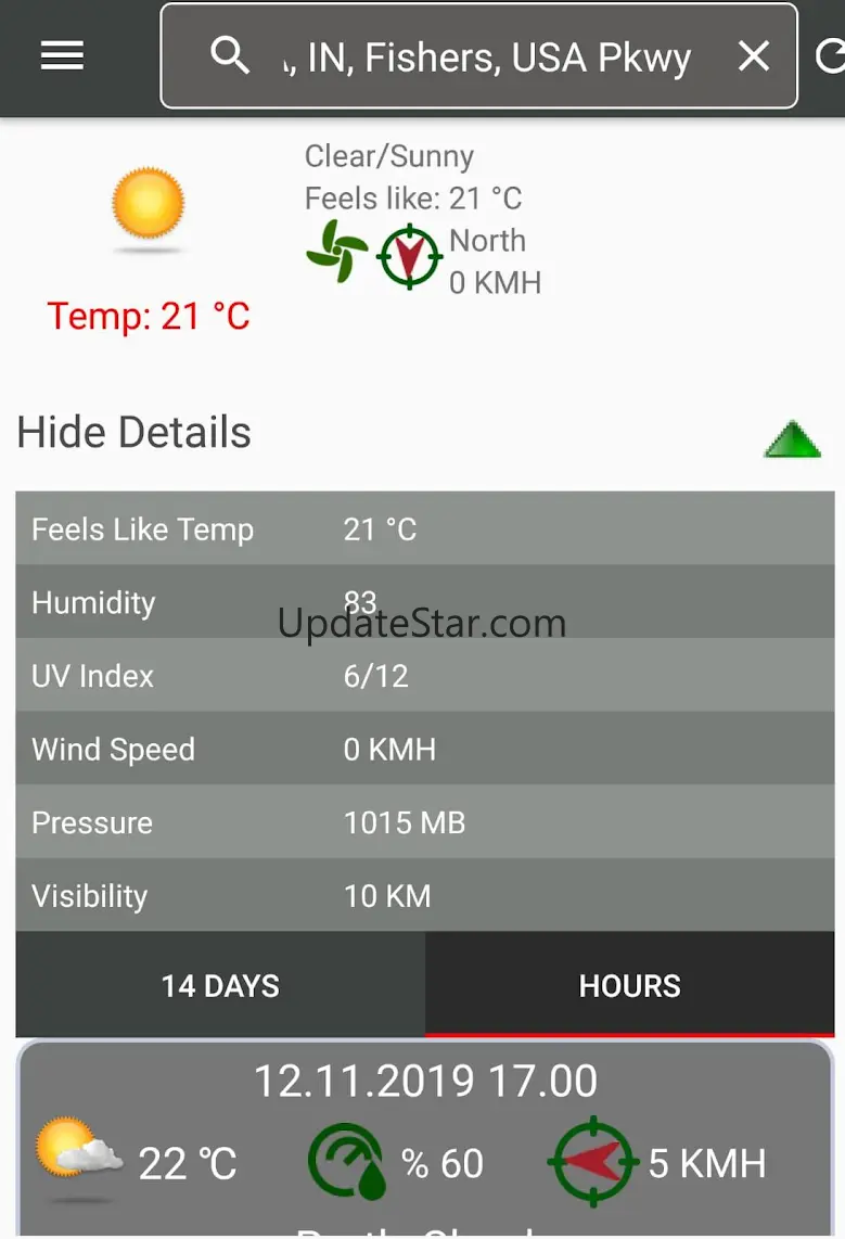 Weather Forecast. 14 Day 10.2