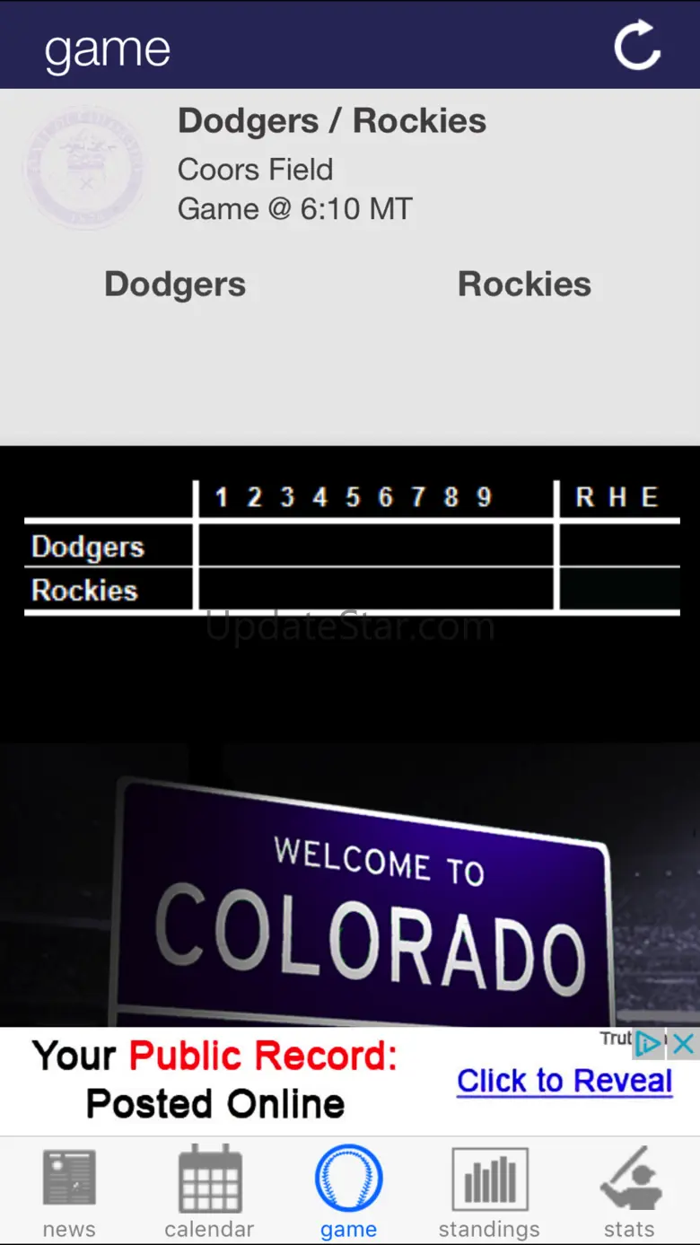 Colorado Baseball Rockies Edition 2.5.8