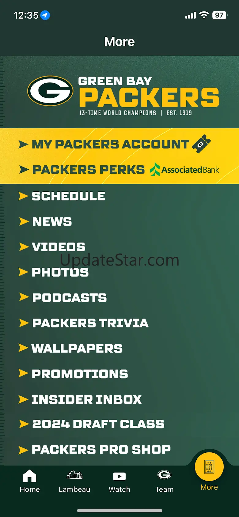 Green Bay Packers 6.7.3
