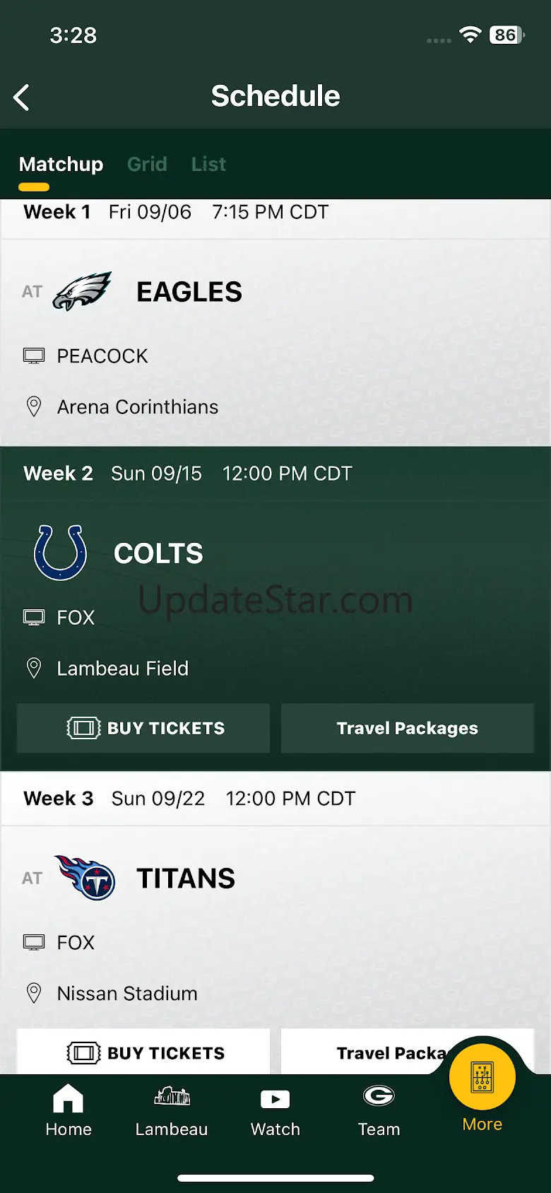 Green Bay Packers 6.7.3