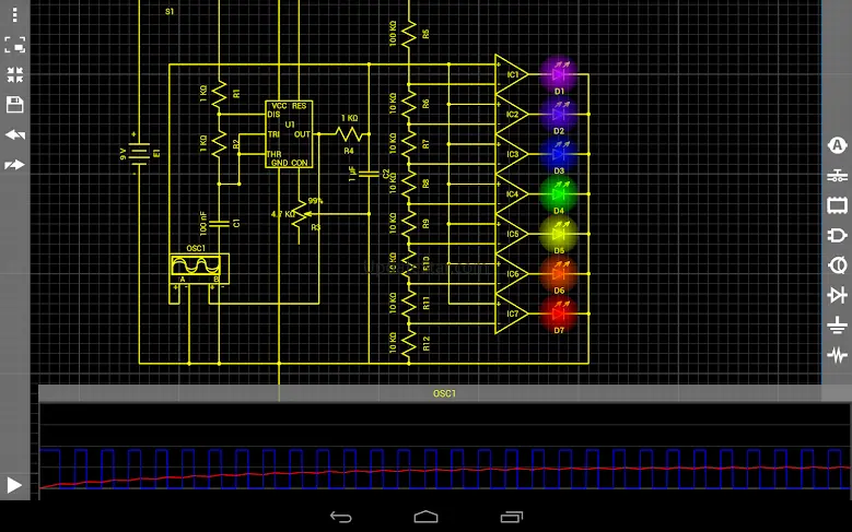Droid Tesla Circuit Simulator 6.30
