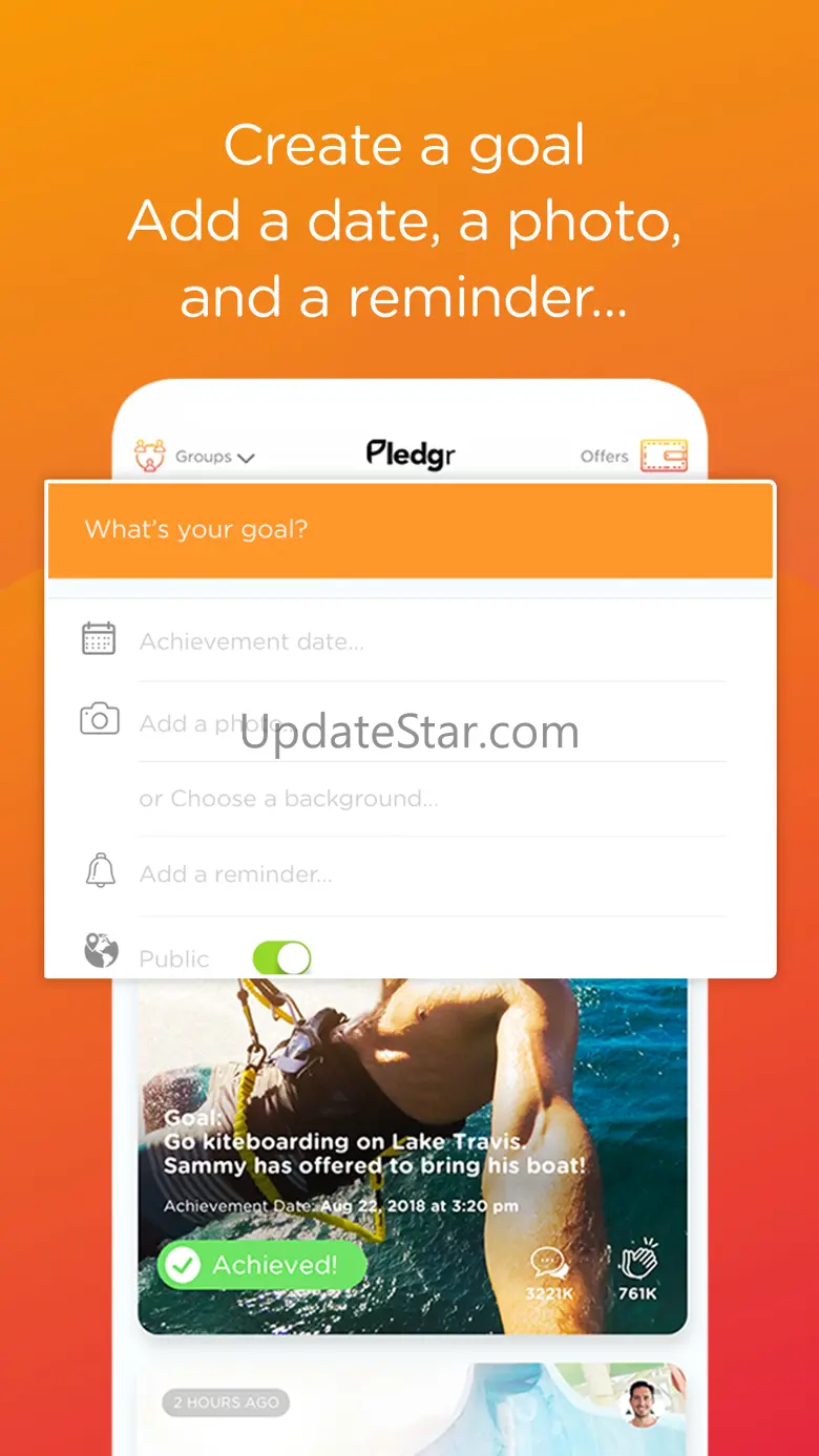 Pledgr - Set and achieve goals 4.1
